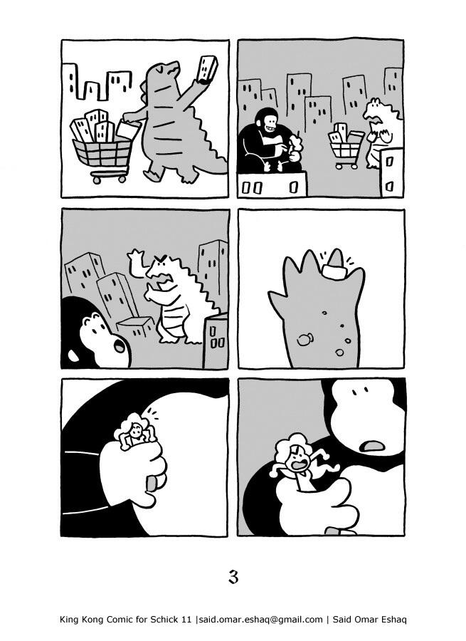 King Kong Comic for Schick #11 | Page 3 of 5 King Kong Comic for Schick #11 | Page 3 of 5