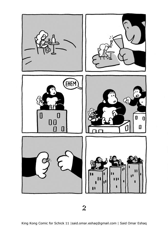 King Kong Comic for Schick #11 | Page 2 of 5 King Kong Comic for Schick #11 | Page 2 of 5