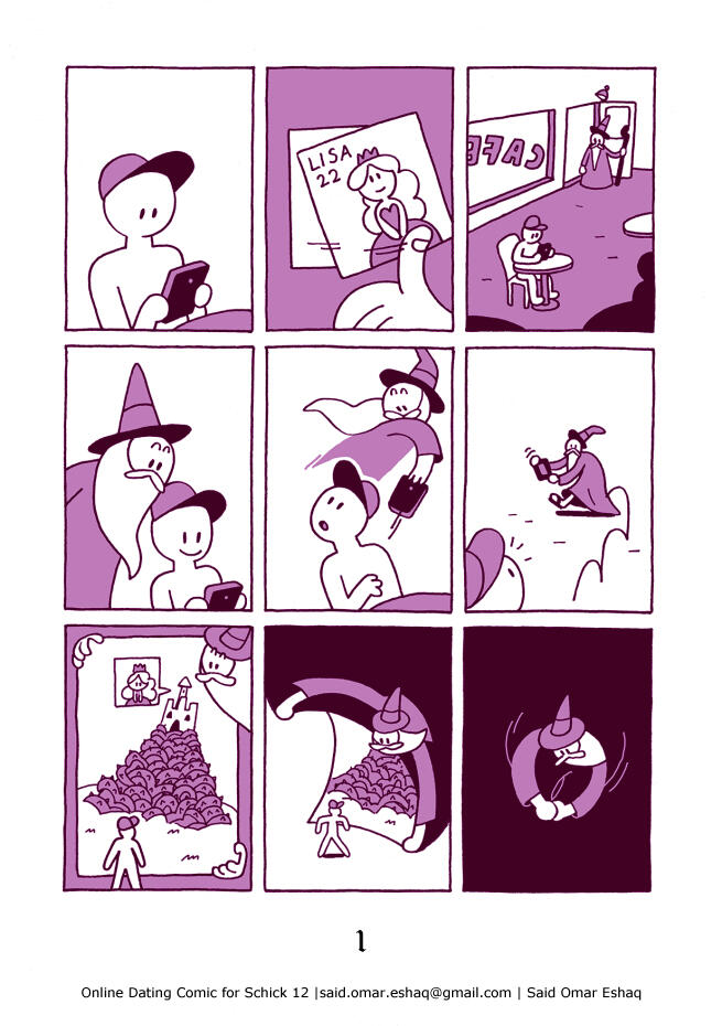 Online Dating Comic for Schick 12 | Page 1 of 6 Online Dating Comic for Schick 12 | Page 1 of 6