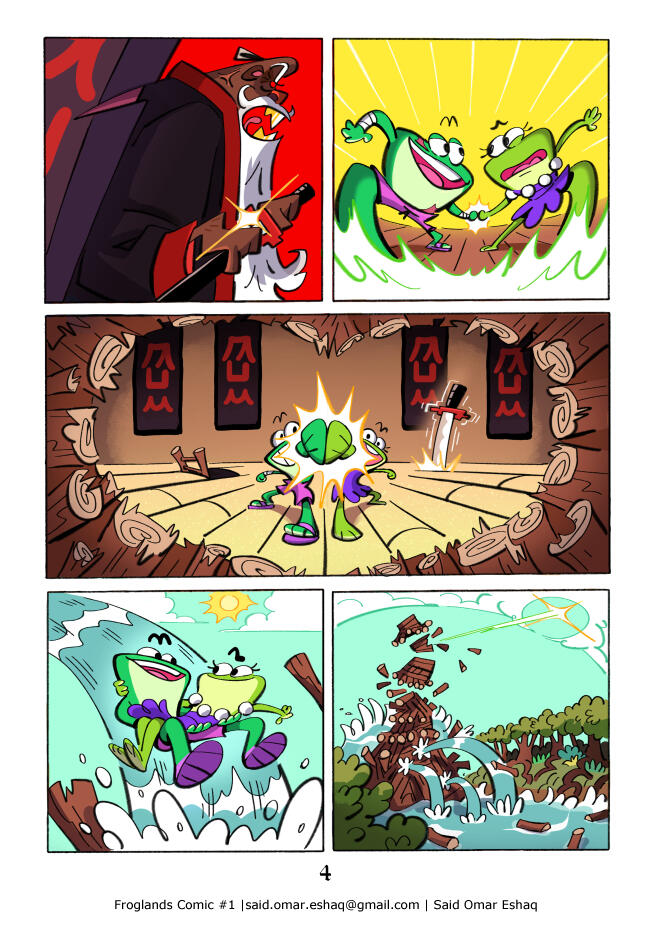 Froglands Comic #1 - River Date | Page 4 of 4 Froglands Comic #1 - River Date | Page 4 of 4